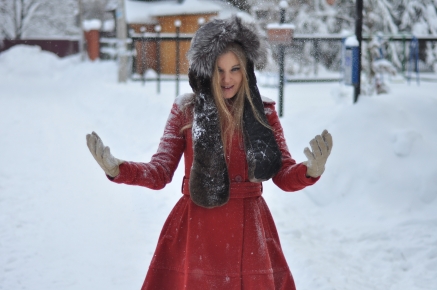 Снег станет другом в зимнем капоре от OlgaBird